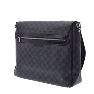 Louis Vuitton Bag Damier Gray Daniel Black Shoulder Graphite